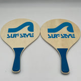 Surf Style Surfminton Classic Beach Tennis Wooden Paddle Set