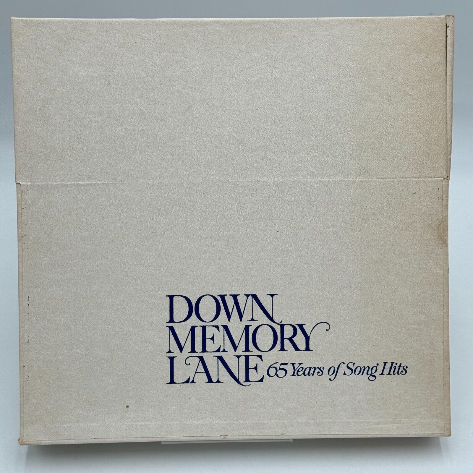 Down Memory Lane: 65 Years Of Song Hits 10 Vinyl LP Box Set 1966 Reader's Digest