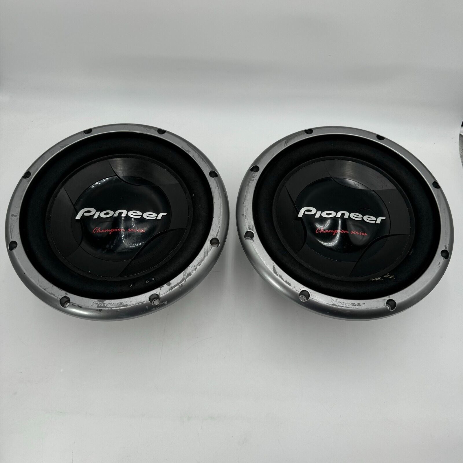 Pioneer 12" Champion Series Subwoofers with 1400 Watts Max Power worn no rips