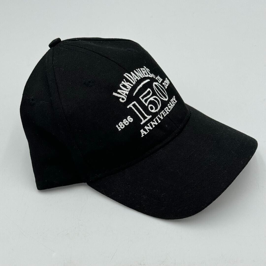 Bayside Jack Daniels 150th Anniversary Embroidered Black Adjustable Snapback Hat