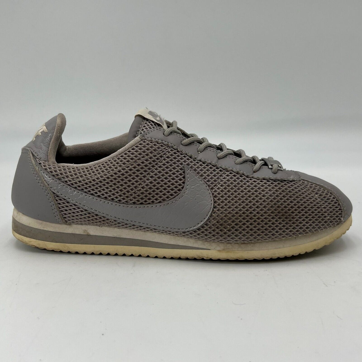 Nike Classic Cortez Premium AF1 Women Grey Mesh Running Shoes 905614-005 Size 8