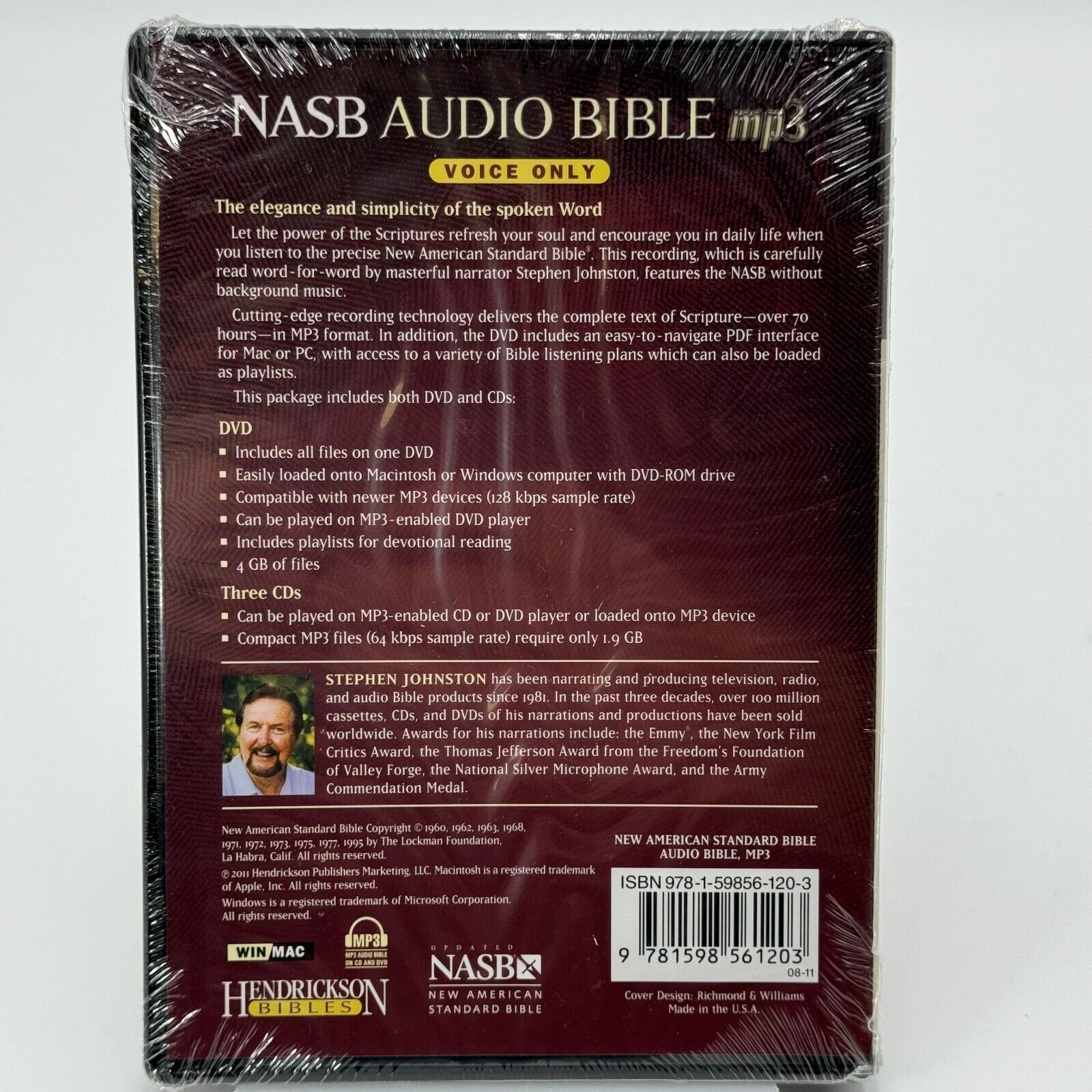 NASB Voice Only Audio Bible: The Elegance and Simplicity of the Spoken Word MP3