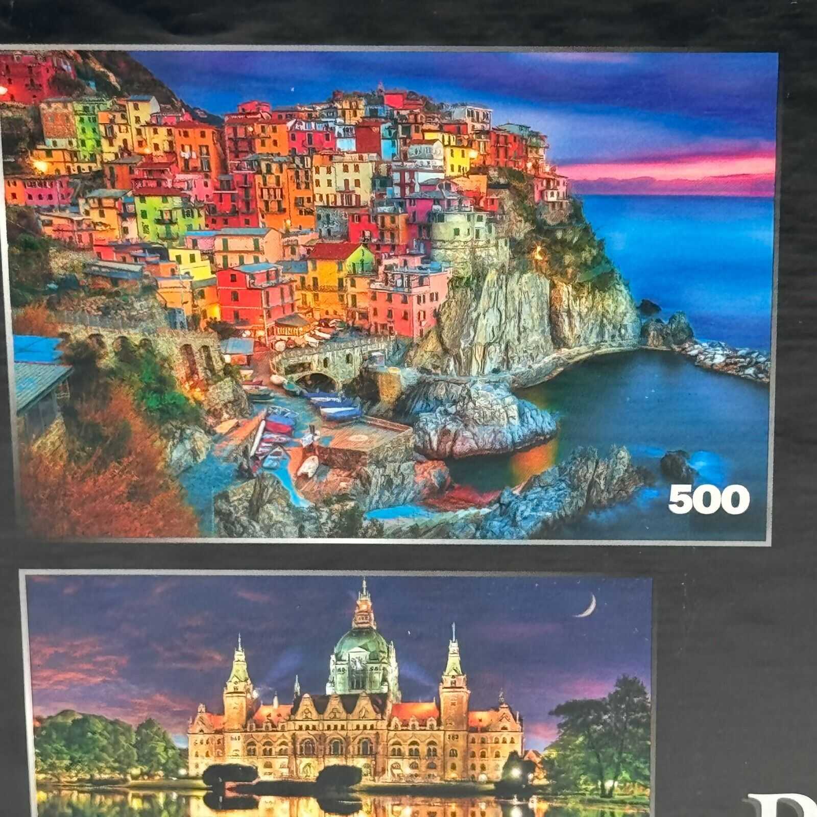 8 Jigsaw Puzzles in 1 Collectors Edition Buffalo Games 500 300 100pc America