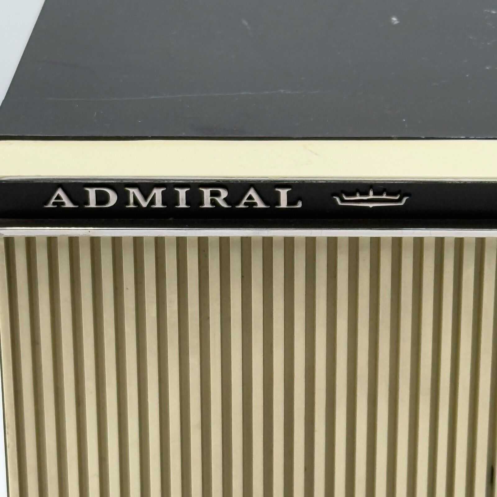 Admiral Y3421 Minstrel AM FM Radio Broadcast Receiver Rare Vintage 1963 Tested