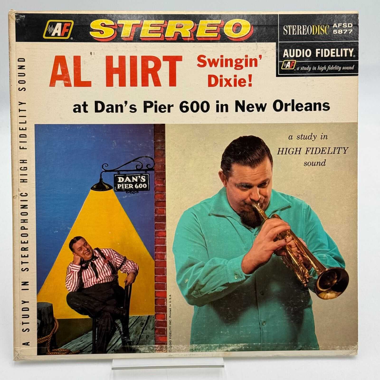 Al Hirt - Swingin Dixie, 1958 Audio Fidelity (AFSD-5877) EX vinyl