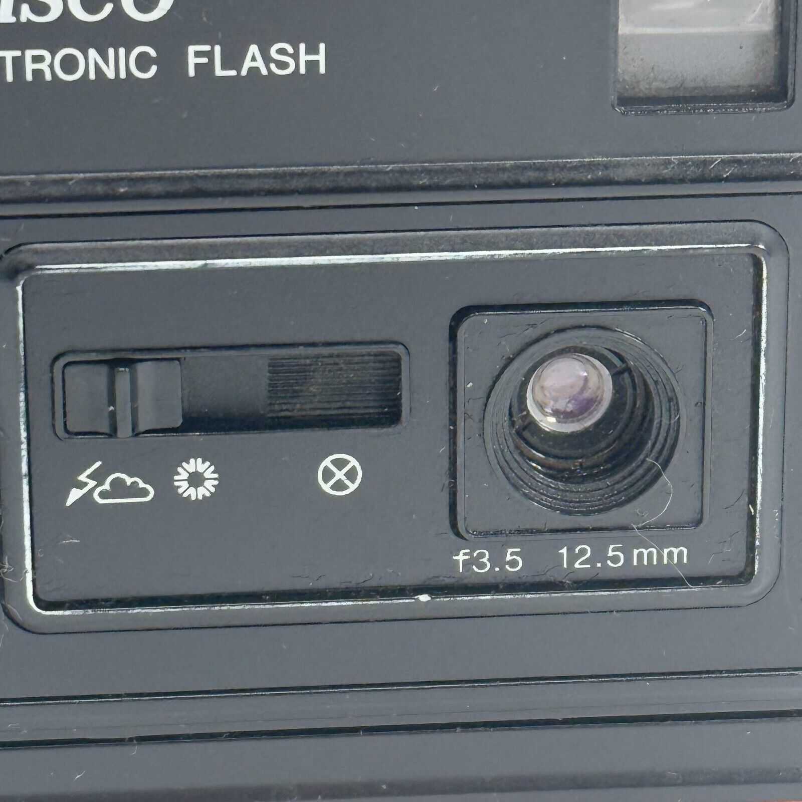 Ansco disc 330 camera electronic flash UNTESTED AS-IS