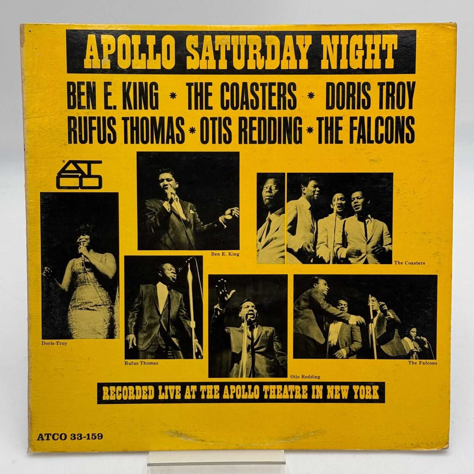 Apollo Saturday Night SD 33-159 ATCO Vinyl LP Mono Ben E. King et al, 1964 R&B