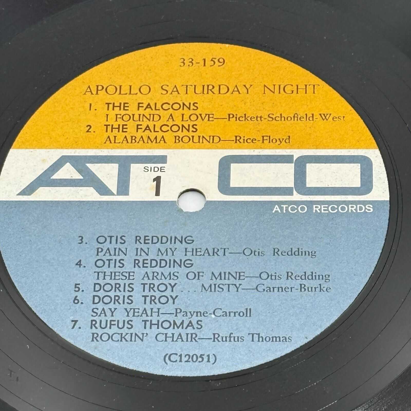 Apollo Saturday Night SD 33-159 ATCO Vinyl LP Mono Ben E. King et al, 1964 R&B