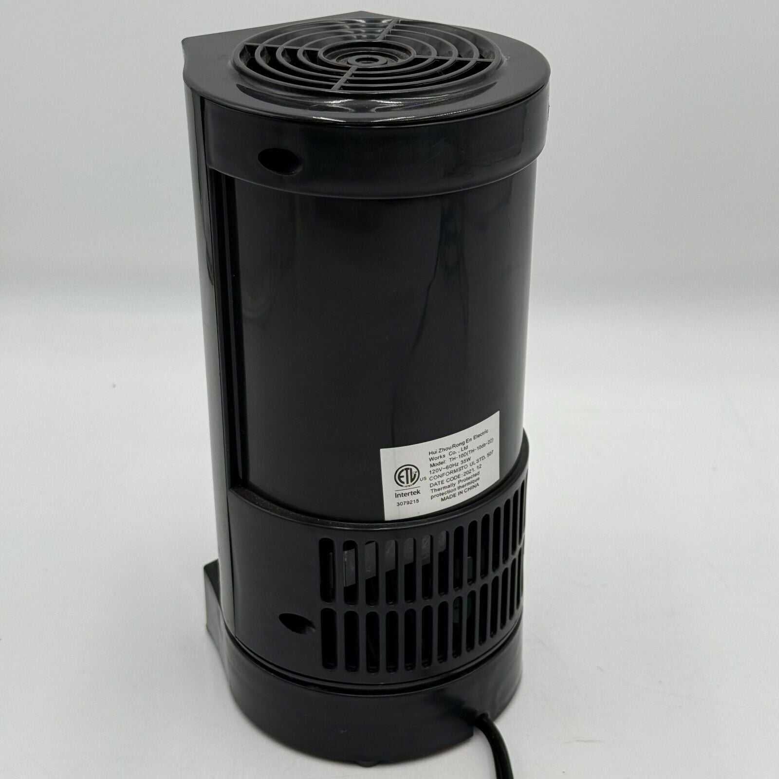 Artic Wind 10in Desk Tower Fan Whisper Quiet 3 Speed Motor Black Tested Works