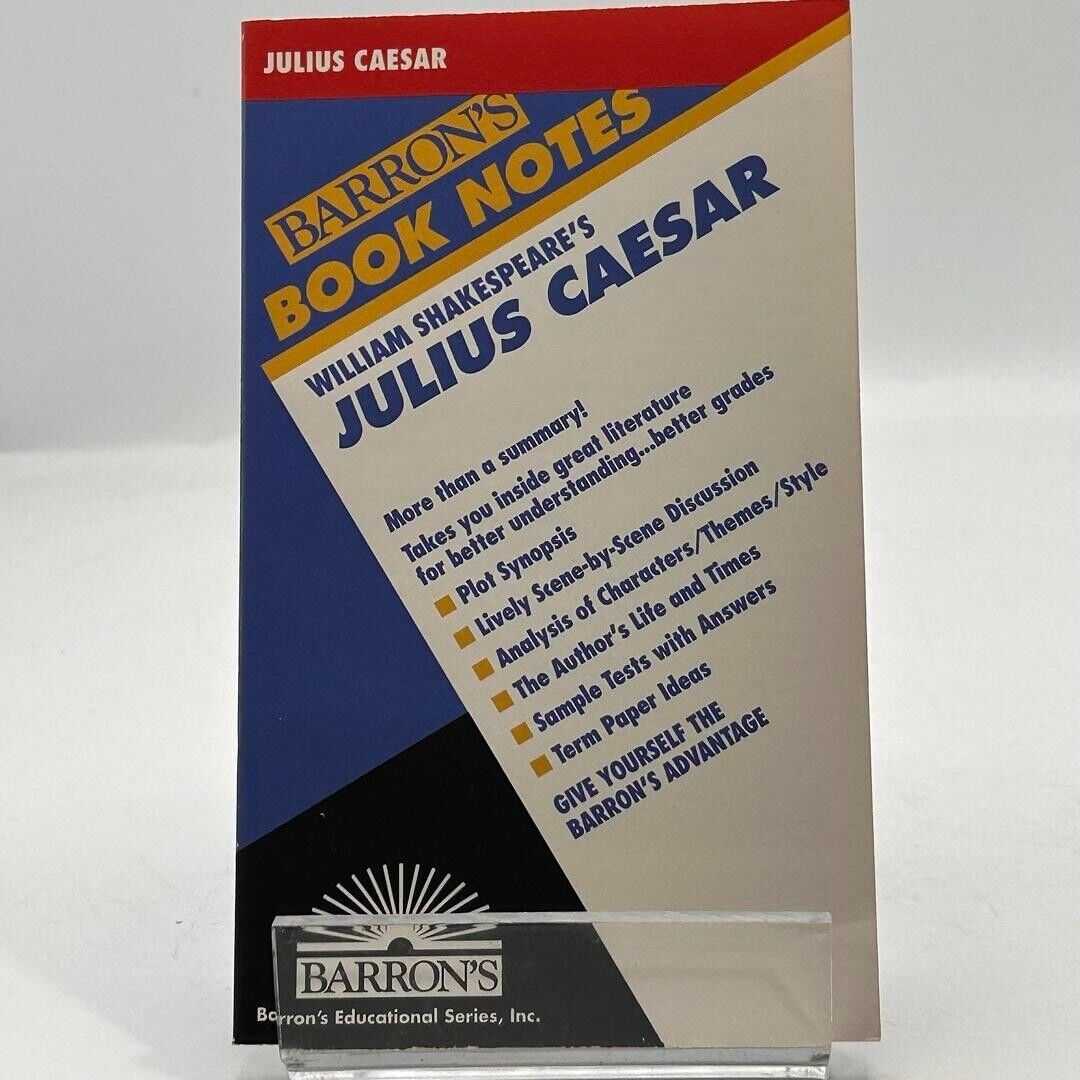 Barron’s Book Notes: JULIUS CAESAR by William Shakespeare 1984 PAPERBACK BOOK