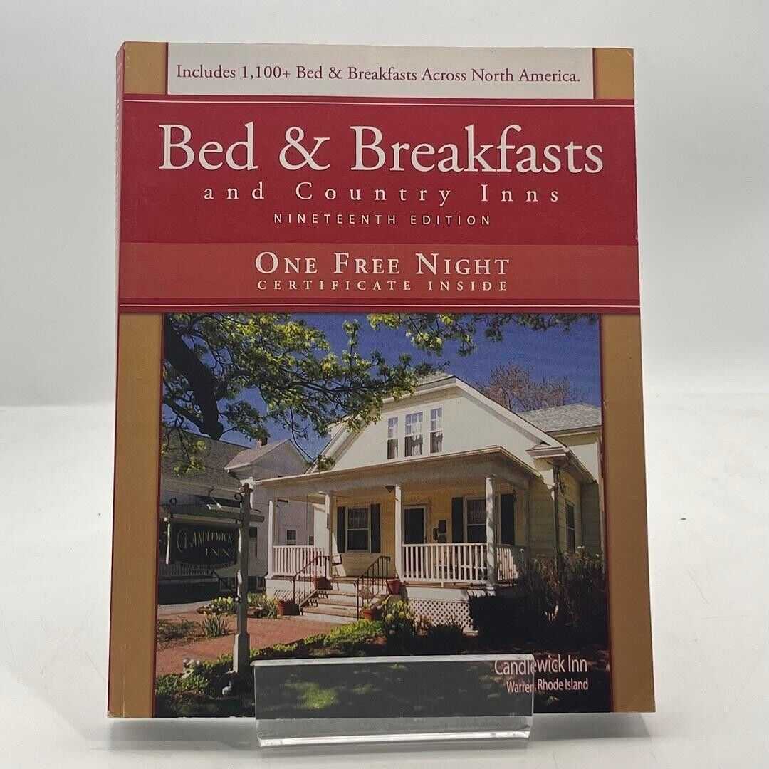 Bed & Breakfast and Country Inns 19th Edition - Candlewick Inn Rhode Island PB