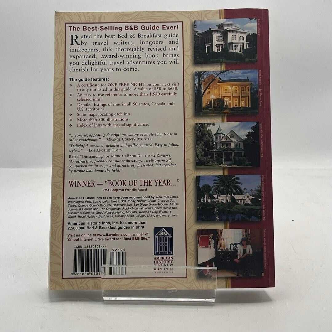 Bed & Breakfasts and Country Inns 14th Edition by Deborah Edwards Sakach 2002 PB