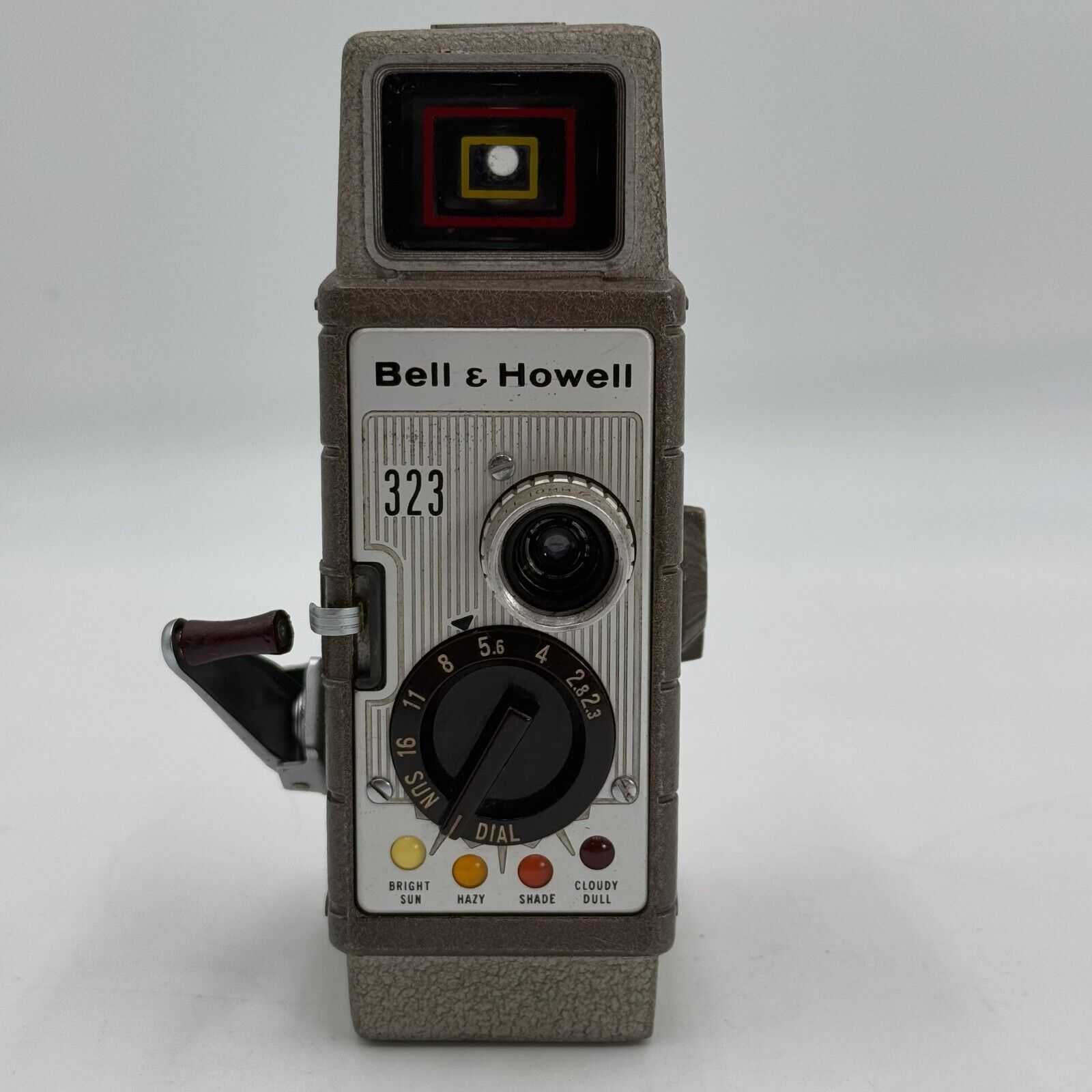 Bell And Howell 323 8mm Super Comat Sundial Camera Untested