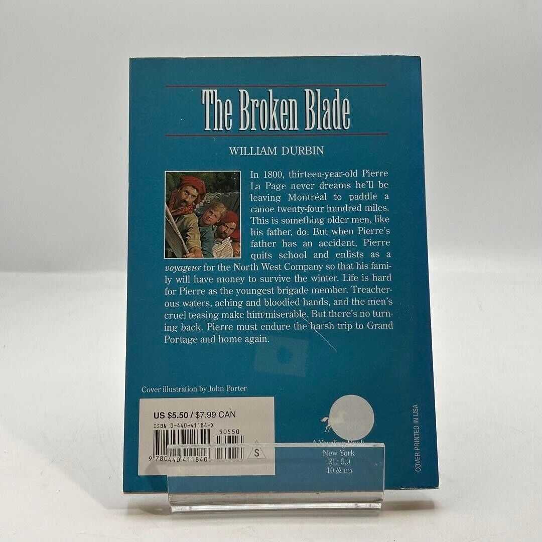 Broken Blade by William Durbin 1998 PAPERBACK BOOK