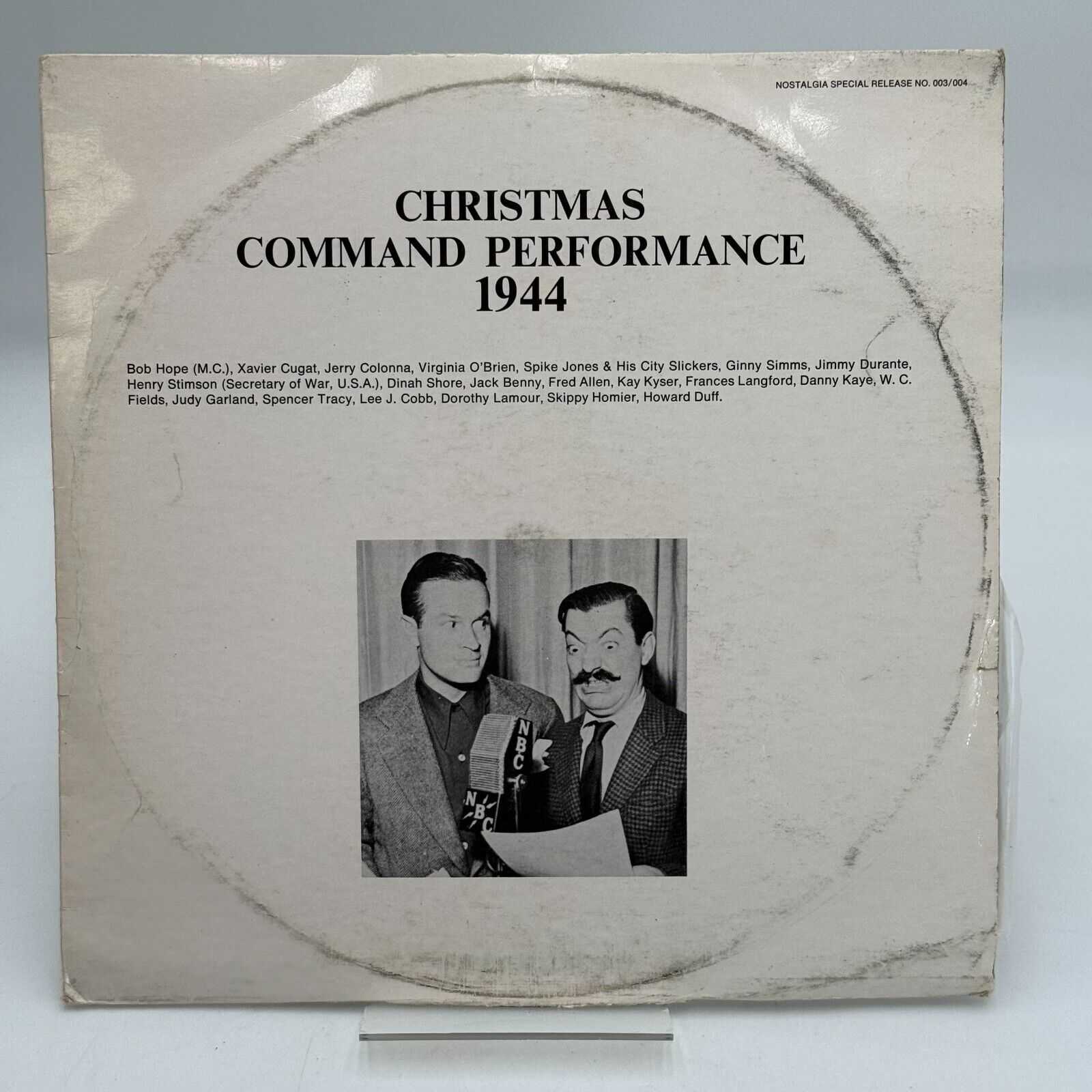 CHRISTMAS COMMAND PERFORMANCE 1944 Rare Sealed 2 LP Radio Broadcast J. Garland