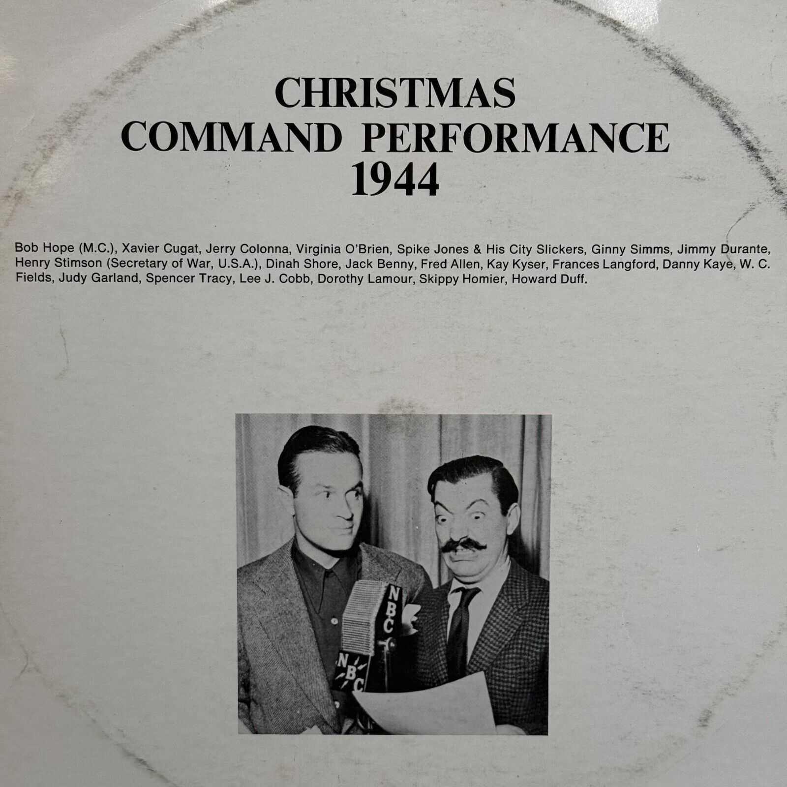 CHRISTMAS COMMAND PERFORMANCE 1944 Rare Sealed 2 LP Radio Broadcast J. Garland