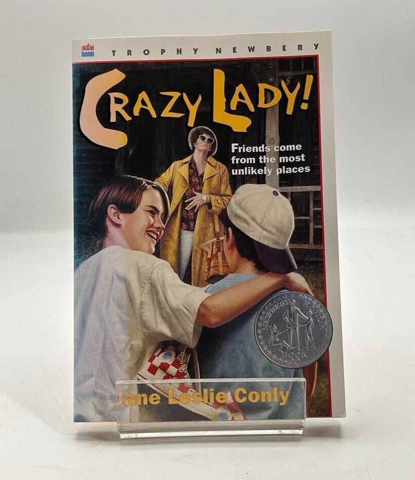 CRAZY LADY! by Jane Leslie Conly TROPHY NEWBERRY PAPERBACK BOOK