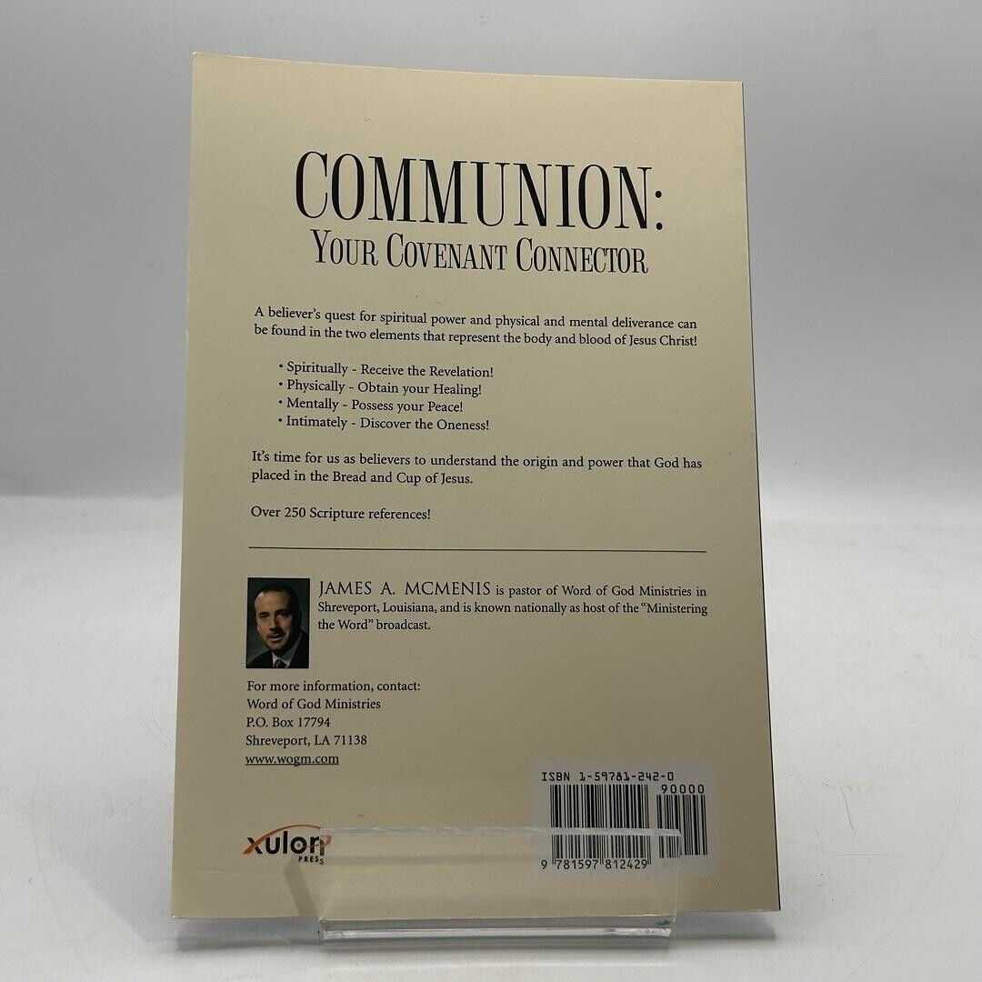 Communion: Your Covenant Connector by James A McMenis 2005 PAPERBACK BOOK