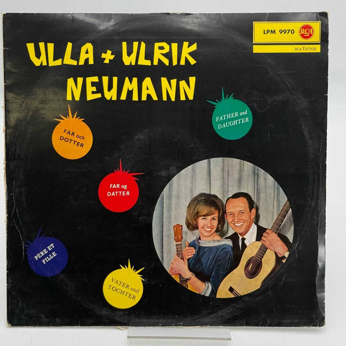 Danish Ulla + Ulrik Neumann Father And Daughter LPM 9970 Denmark Folk Vinyl LP