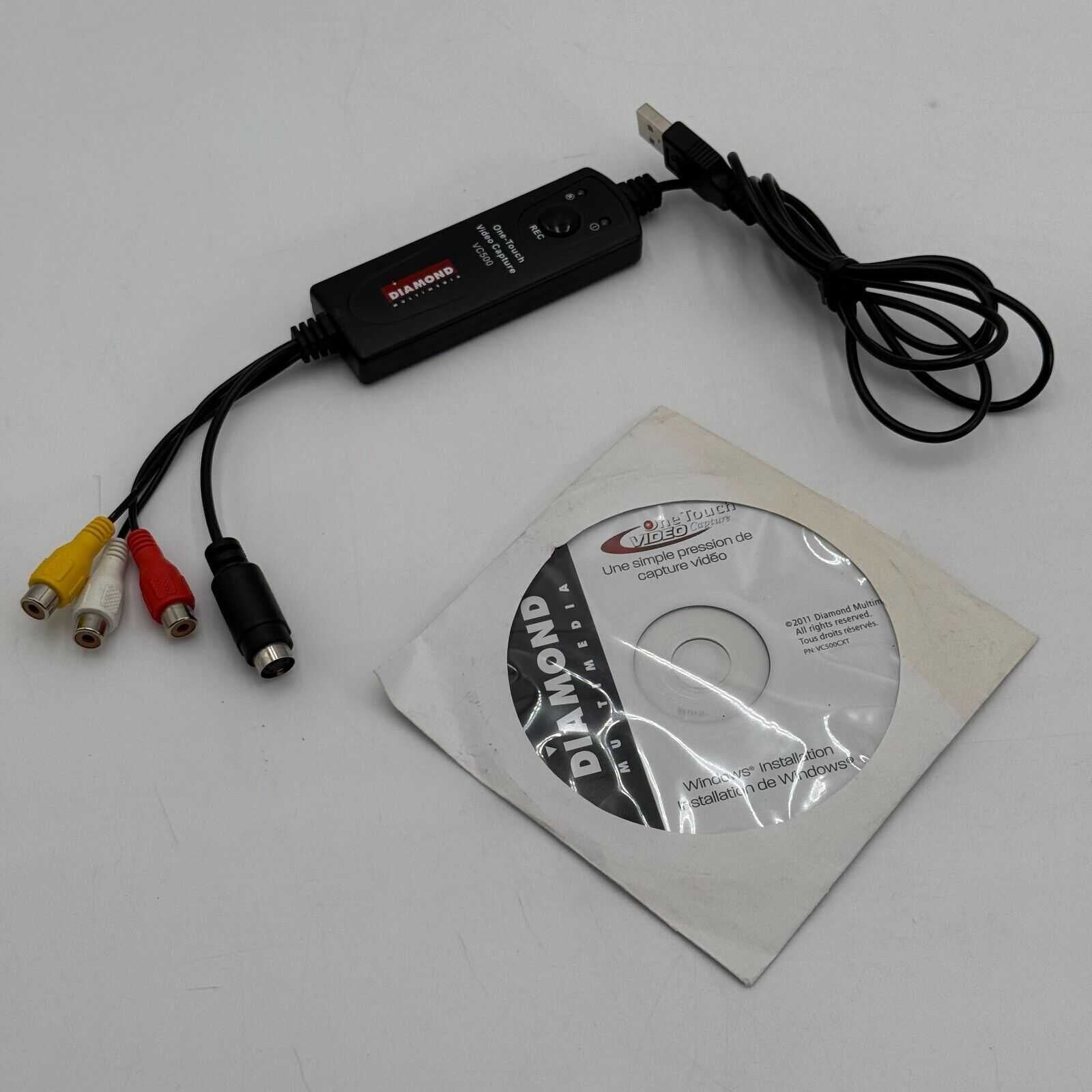 Diamond Multimedia VC500 USB One Touch VHS to DVD Video Capture Device & Install