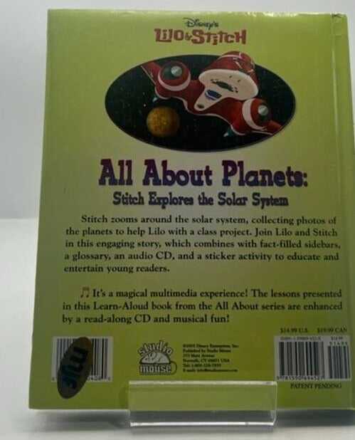 Disney’s Lilo & Stitch All About Planets Stitch, Explore The Solar System w/ CD