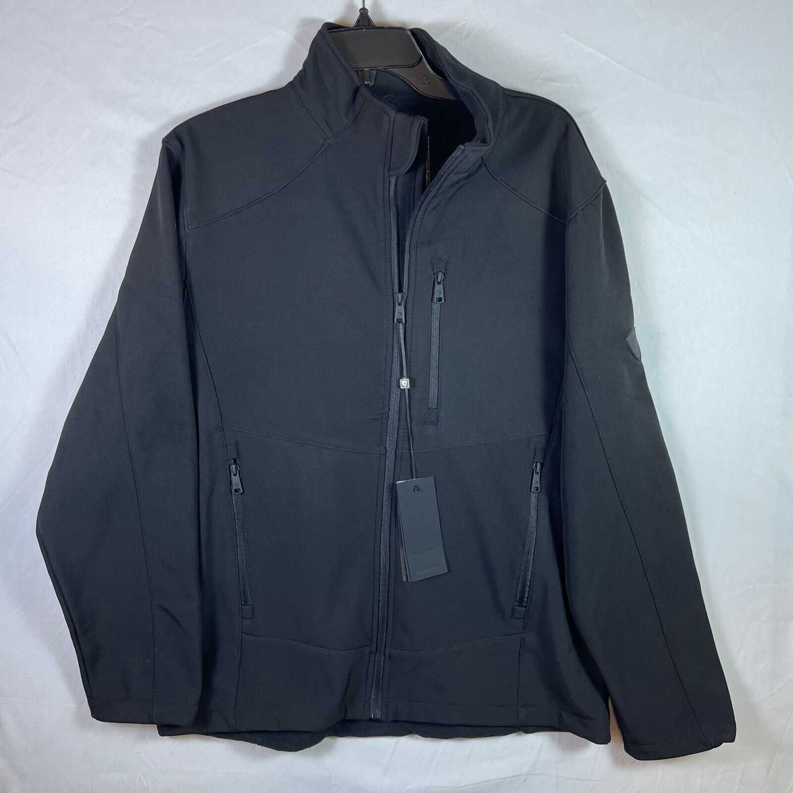 Fried Denim NYC Men’s Premium Black Fleece Jacket Size Large