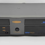 Go Video DDV9100 Dual Deck VHS VCR Recorder Player Copy Dubbing Power Tested