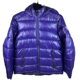 Guess Men's Nylon Insulated Quilted Puffer Jacket Basic Purple Winter Size XL