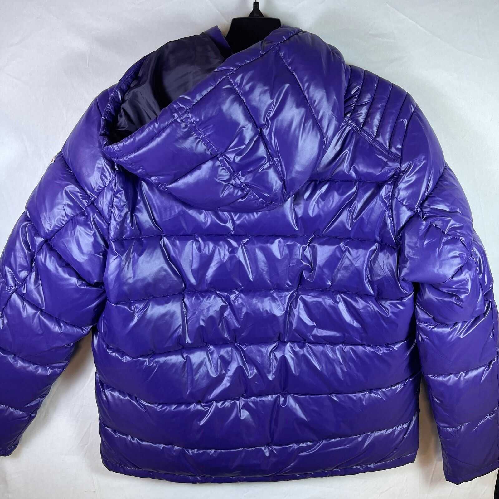 Guess Men's Nylon Insulated Quilted Puffer Jacket Basic Purple Winter Size XL