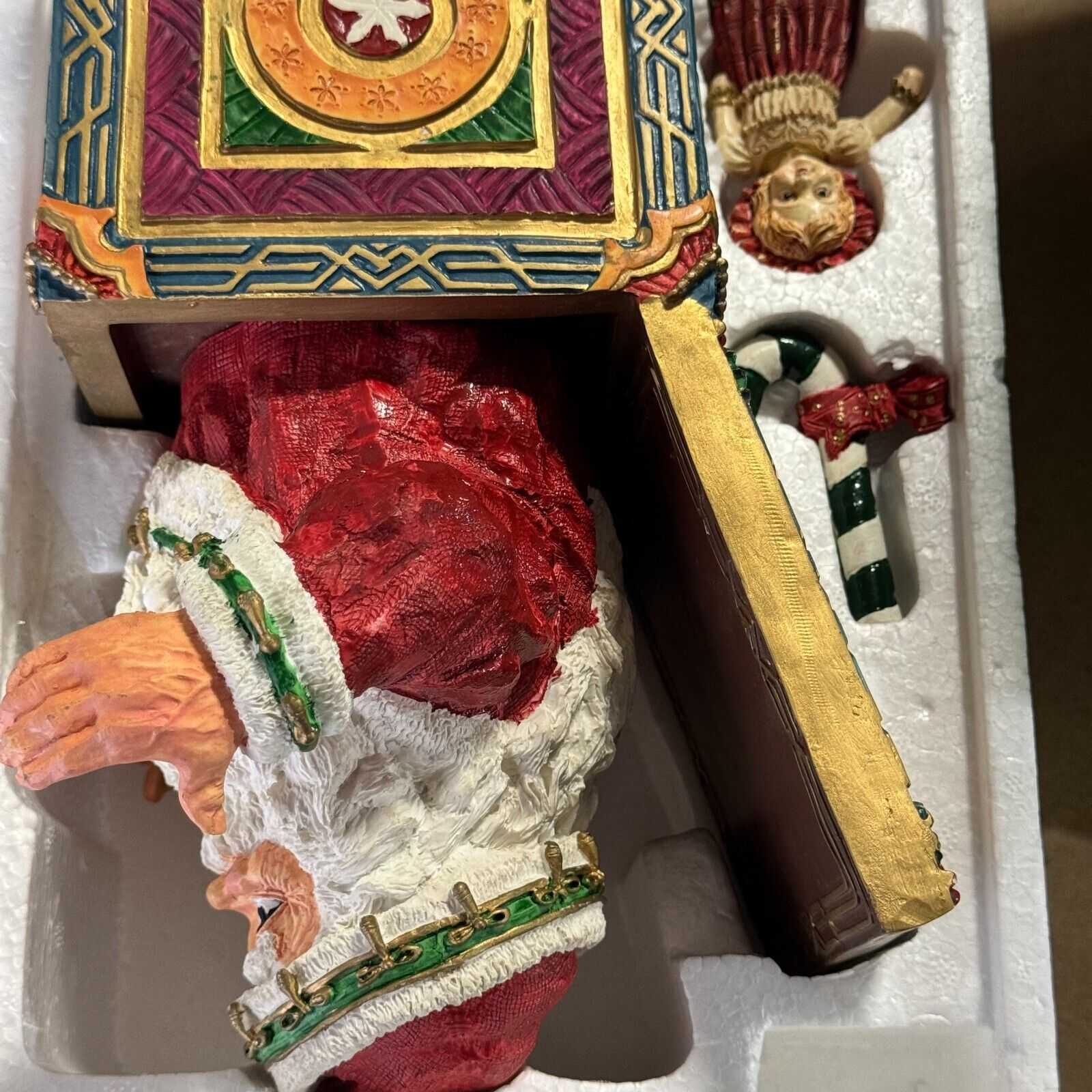 HOUSE OF LLOYD CHRISTMAS AROUND THE WORLD NICHOLAS MUSIC BOX SANTA 1994 WITH BOX