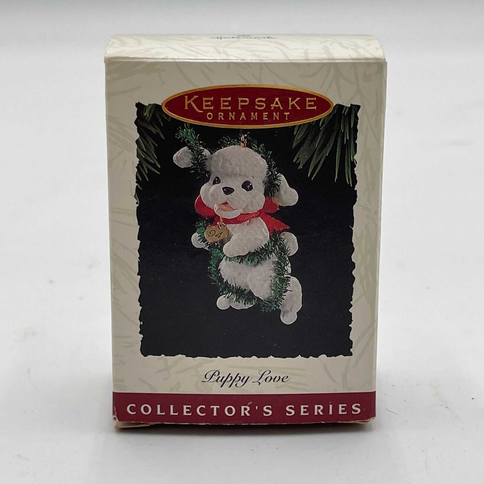 Hallmark Puppy Love Keepsake Ornament Dated 1994