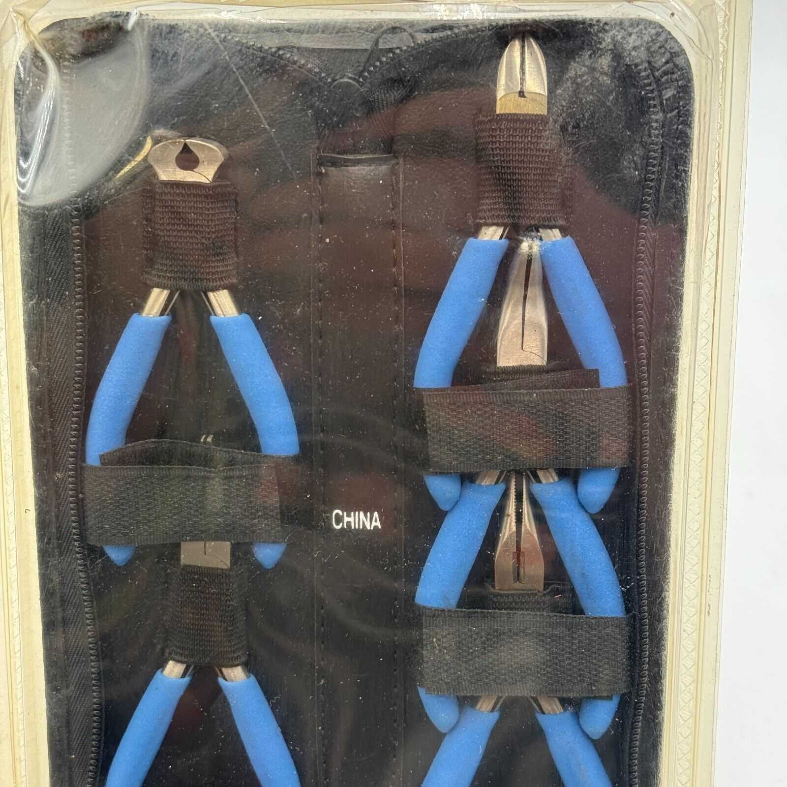 Handi Works 5 pc Mini Pliers with Zipper Case Tool Set New Sealed