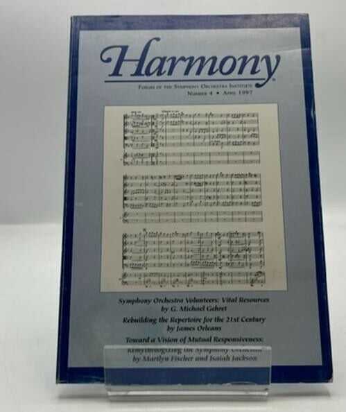 Harmony Forum Of The Symphony Orchestra Institute Paul R. Judy Paperback