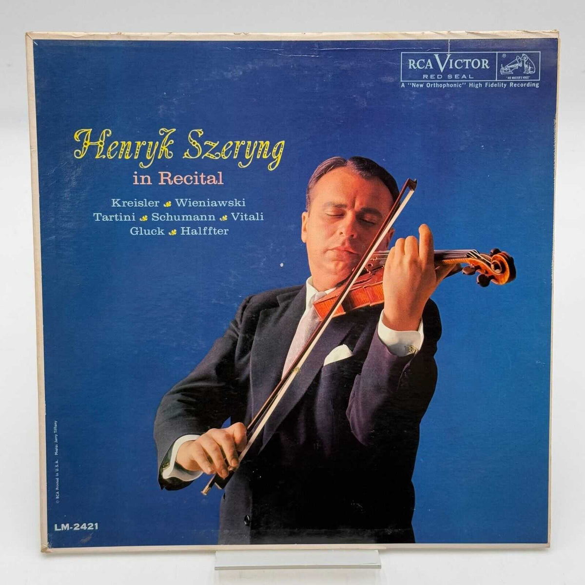 Henryk Szeryng In Recital Kreisler Tartini Vitali RCA Victor LM 2421 Red Seal LP