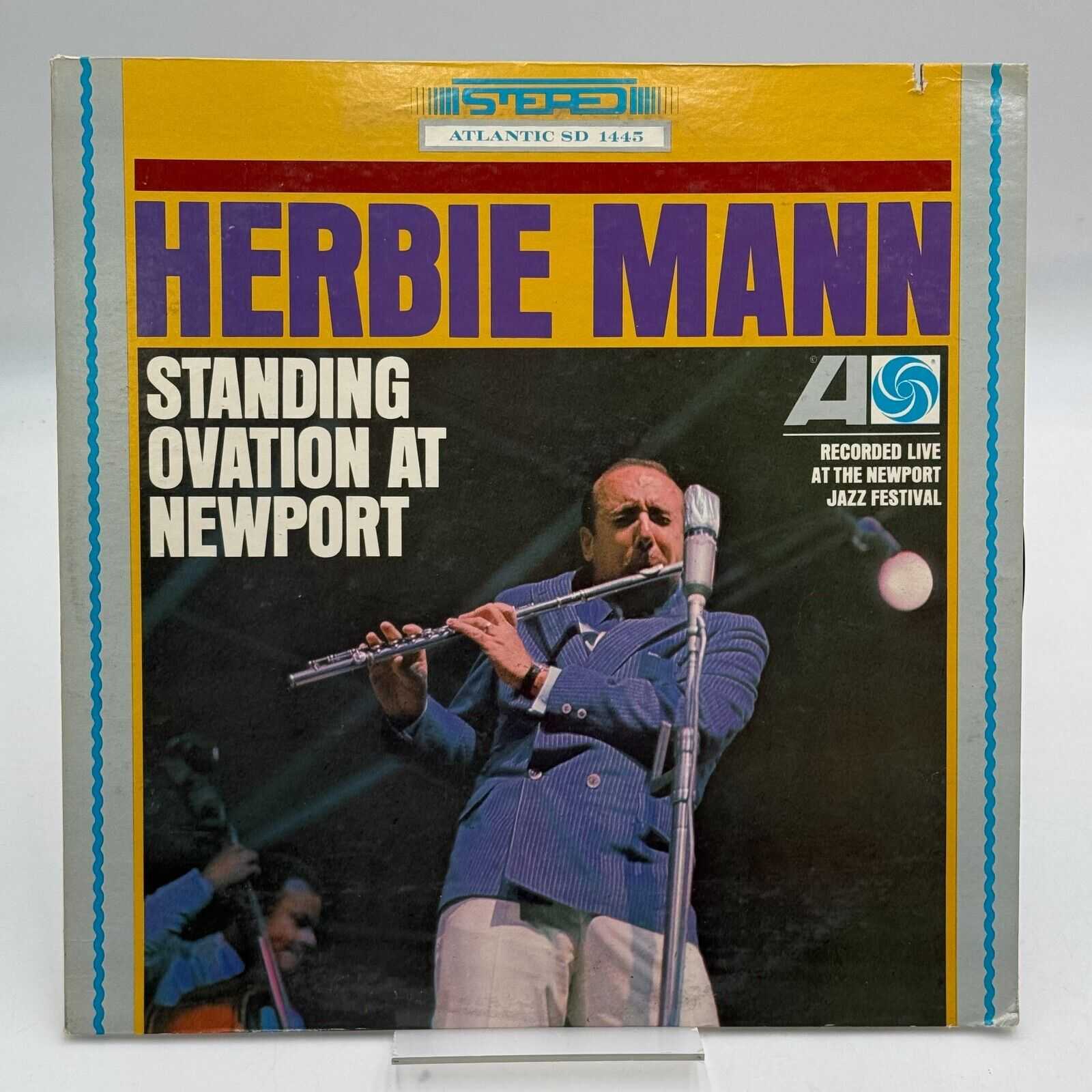 Herbie Mann Standing Ovation At Newport Atlantic SD-1445 LP 1965