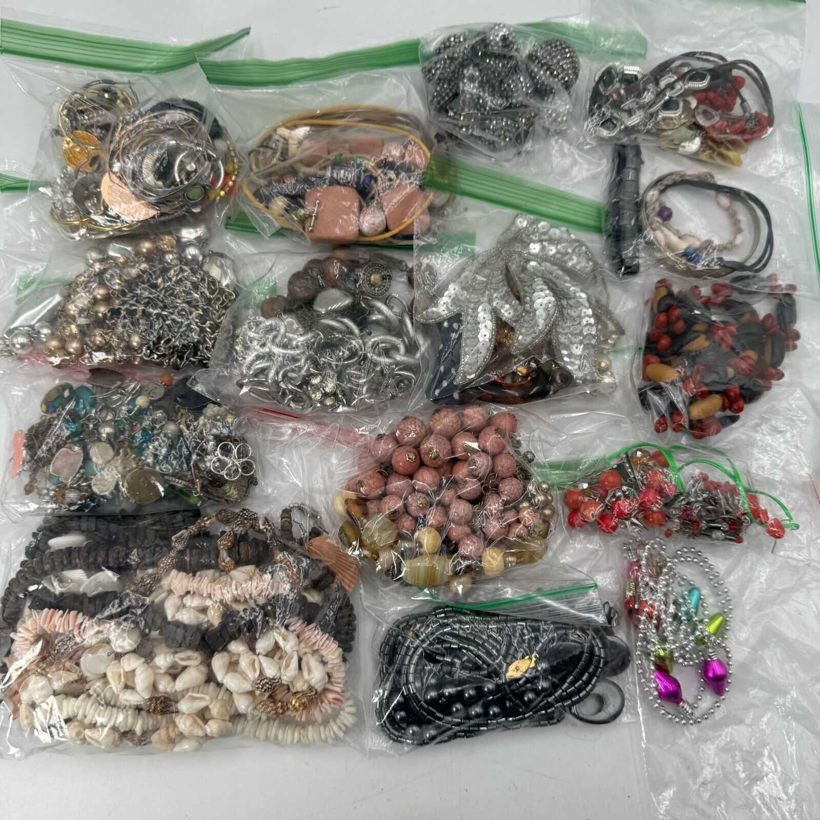 Huge DIY Jewelry Lot Assortment Beads Charms Necklace Bracelet Learning Idea