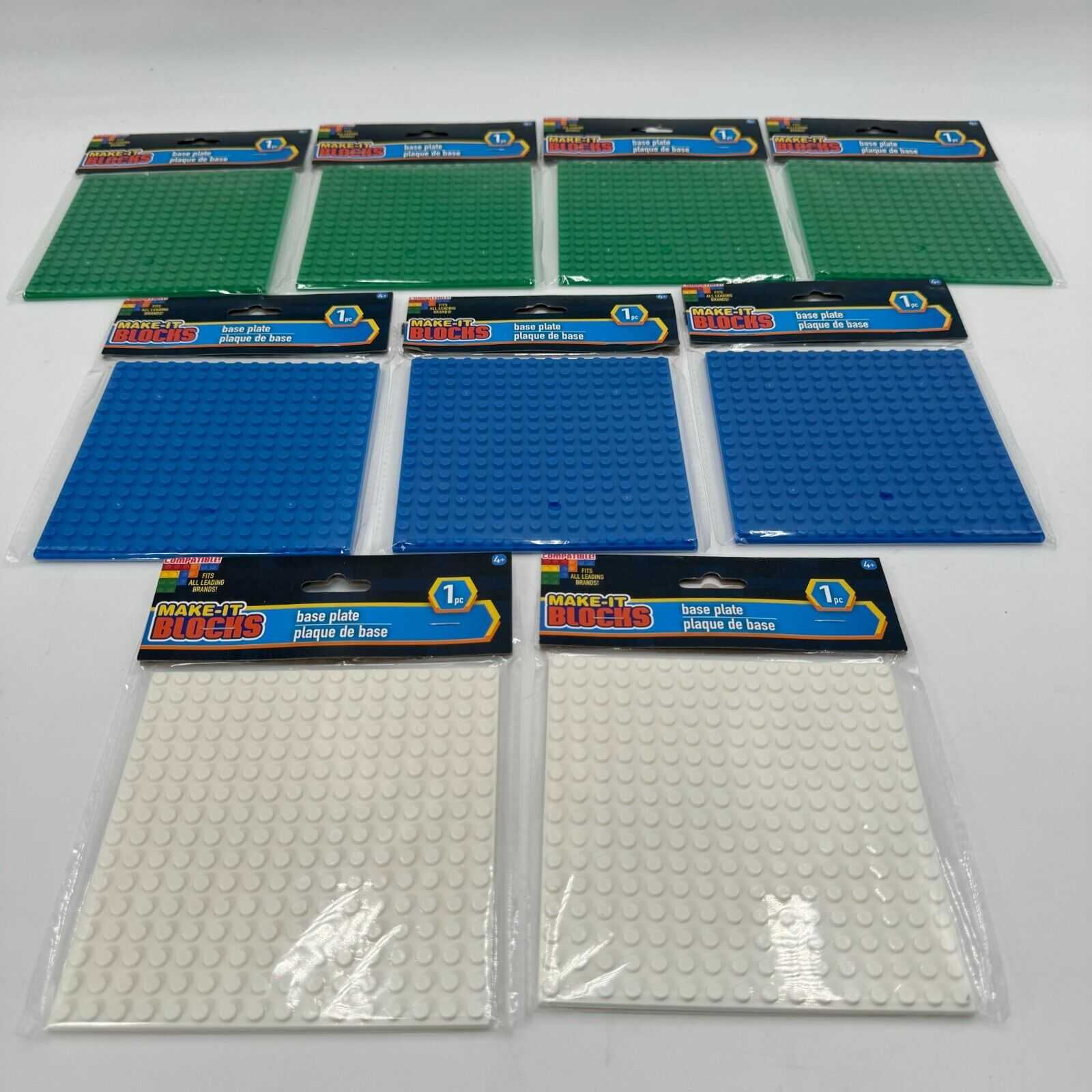 Huge Lot of 45 Assorted Lego Flat Base Plates Various Sizes and Colors Roads