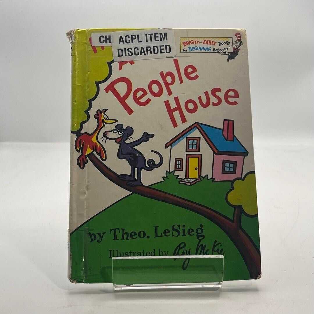 In a People House by Seuss (1972, Hardcover)