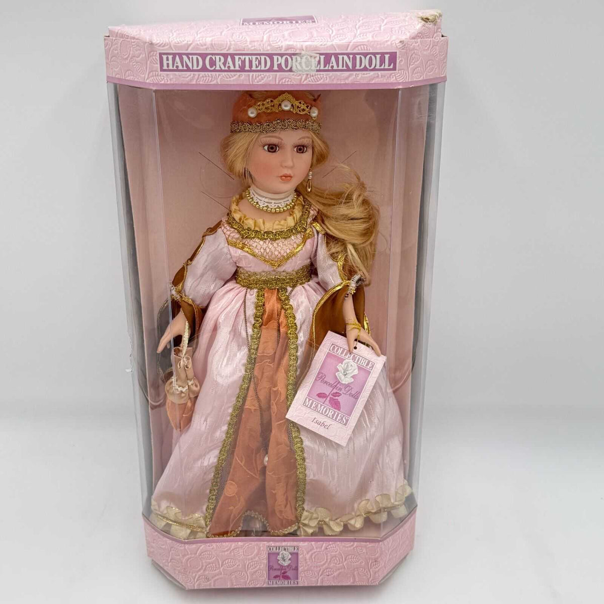 Isabel Handcrafted Porcelain Doll Collectible Memories New In Box Unopened