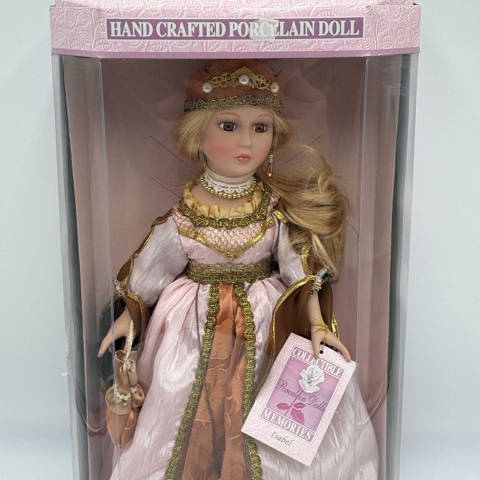 Isabel Handcrafted Porcelain Doll Collectible Memories New In Box Unopened