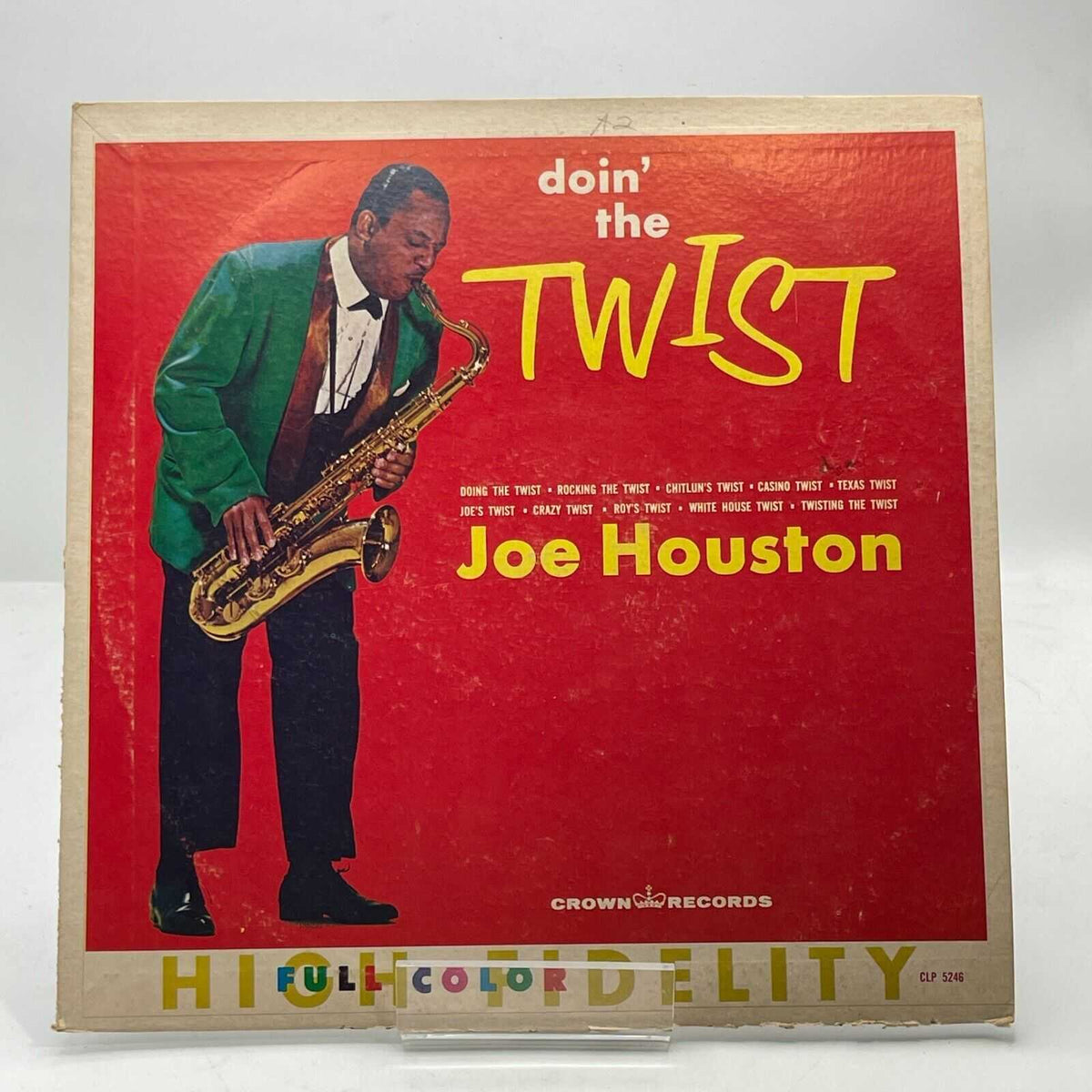 Joe Houston Doin' The Twist Vinyl LP Crown Records CLP 5246 1962 Mono