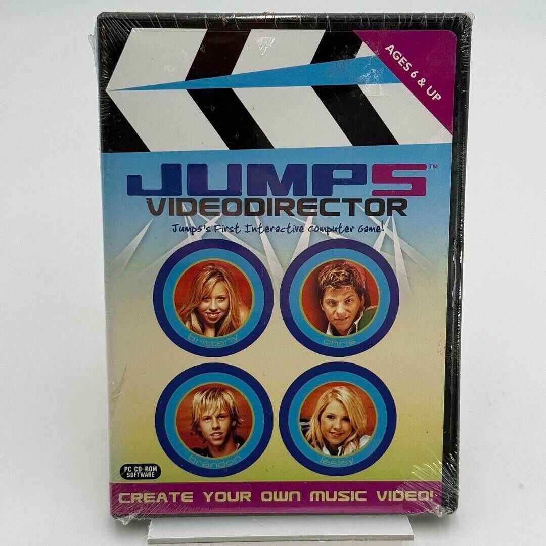 Jump 5 Video Director Interactive Computer Game Kid Friendly Create Music Videos