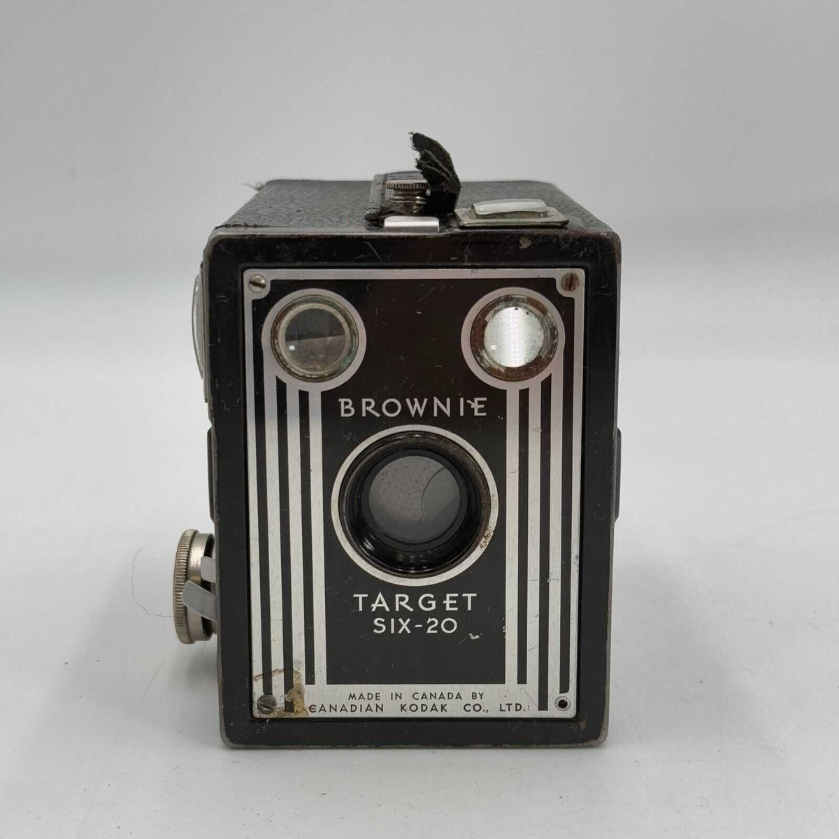 Kodak Brownie Target Six-20 Box Camera - Untested - Vintage Art Deco