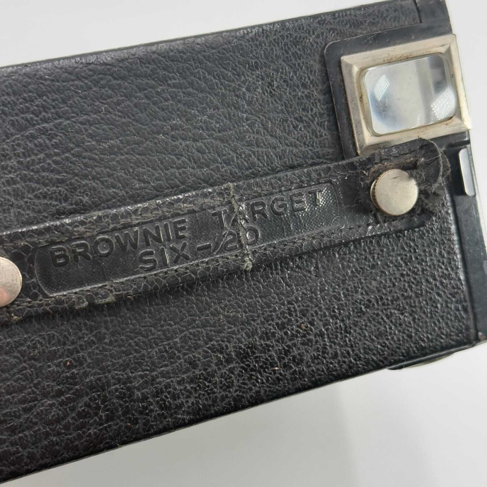 Kodak Brownie Target Six-20 Box Camera - Untested - Vintage Art Deco