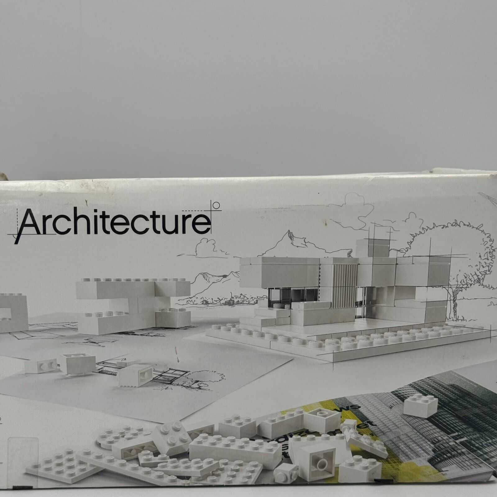 LEGO ARCHITECTURE: Architecture Studio (21050) - Used Open Incomplete Set Box