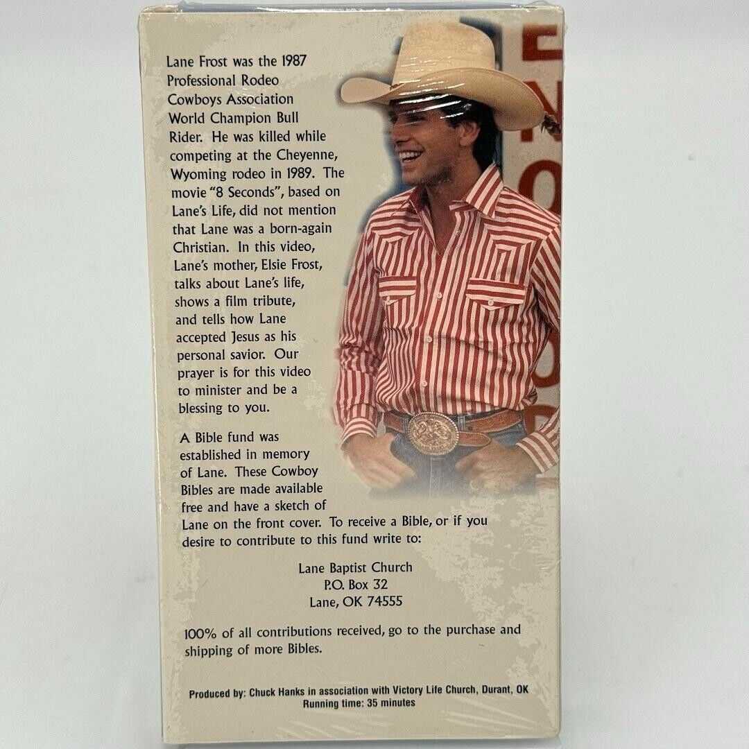 Lane Frost - A Mother's Story as told by Elsie Frost - VHS - New Sealed