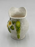 Lefton Rustic Daisy 5.5" Ceramic Pitcher / Creamer