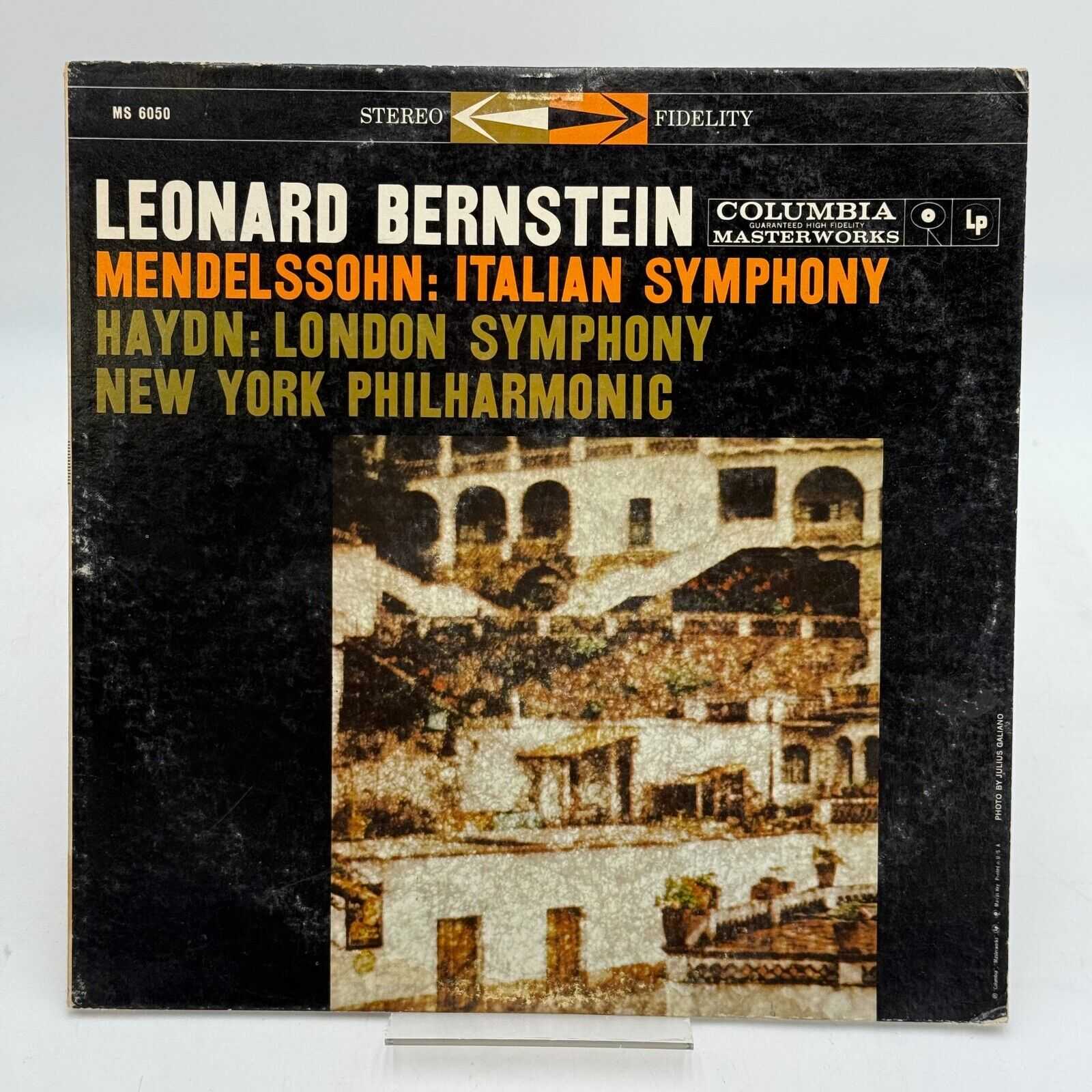 Leonard Bernstein Mendelssohn Hayden LP Vinyl Columbia ML 5349 6 eye Demo