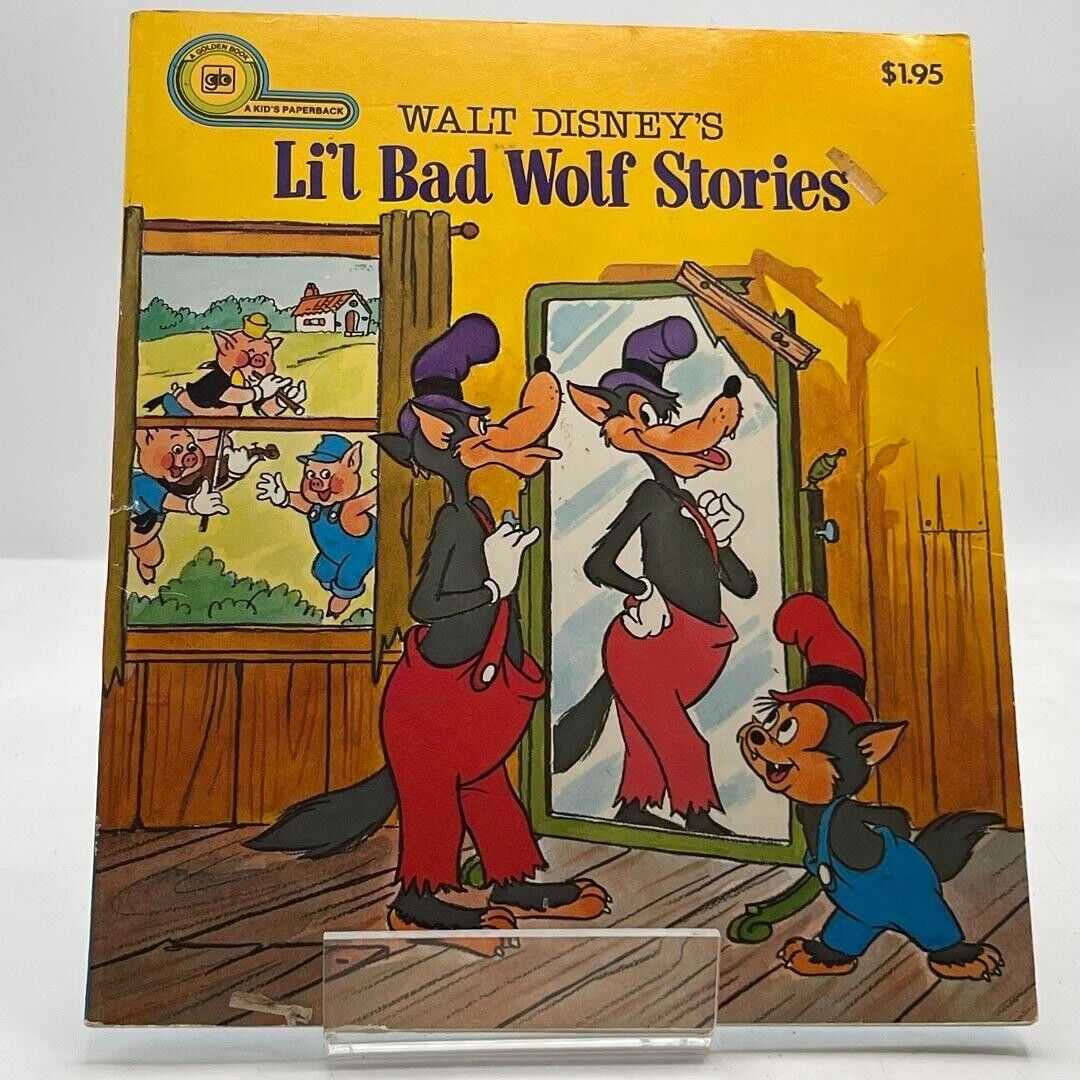 Li'l Bad Wolf Stories by Walt Disney 1978 VINTAGE PAPERBACK