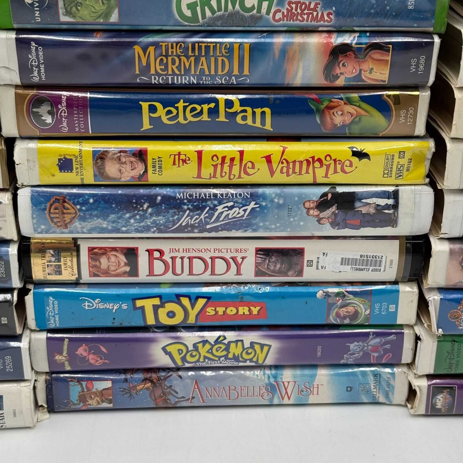 Lot 46 Classic VHS Tape Movies Disney Collection 20th Century Fox Warner Bros